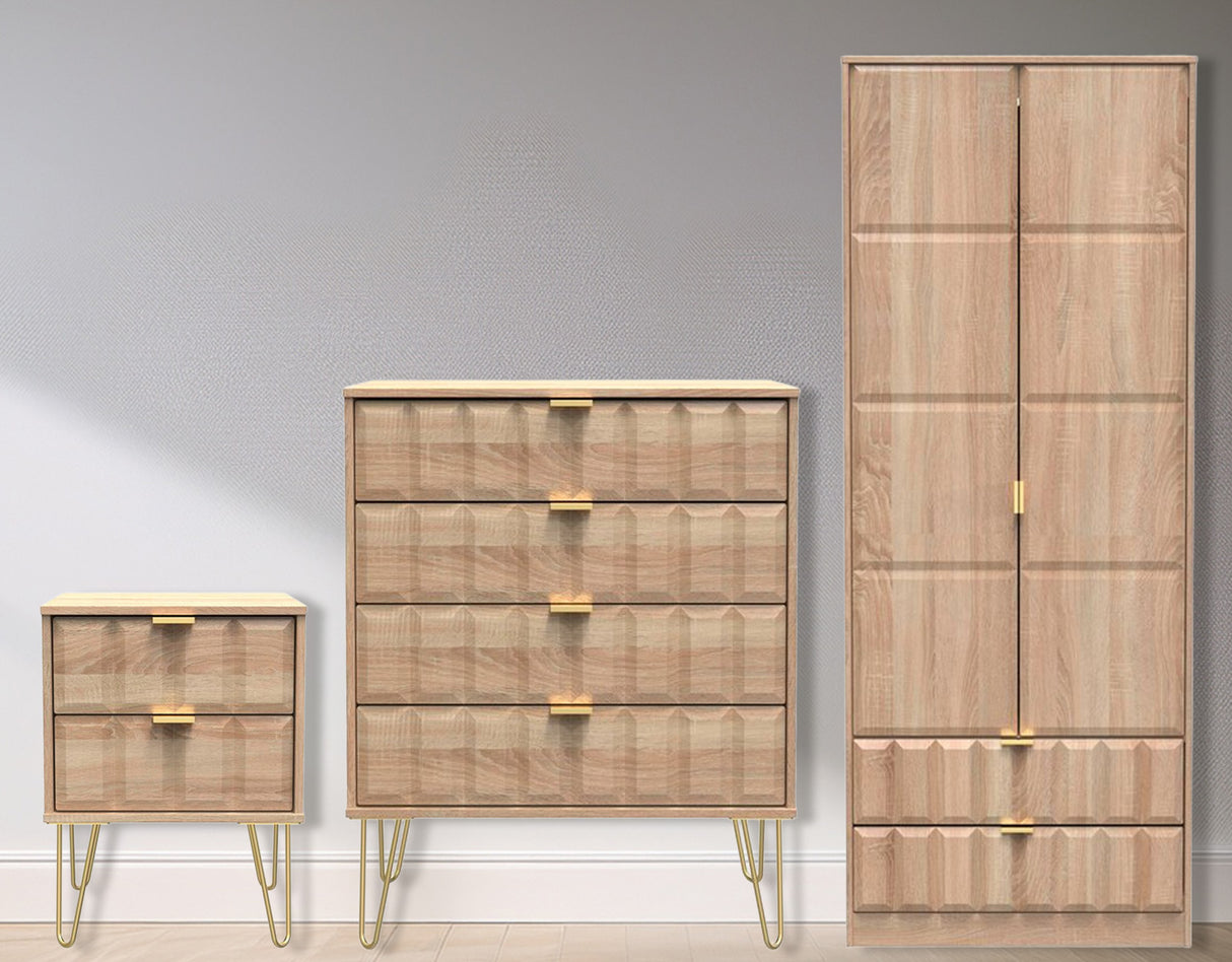 Cube 3 Piece Bedroom Set