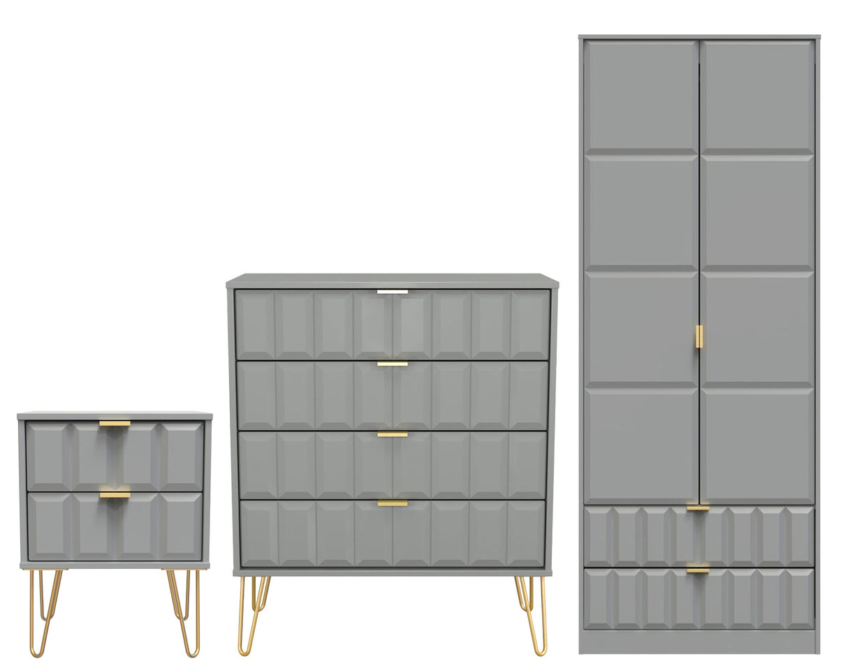 Cube 3 Piece Bedroom Set