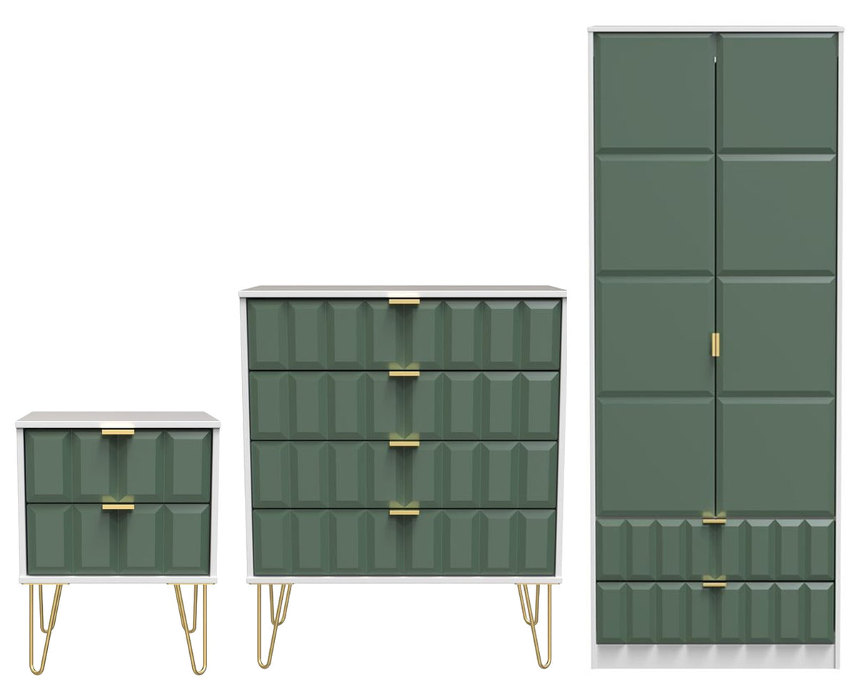Cube 3 Piece Bedroom Set