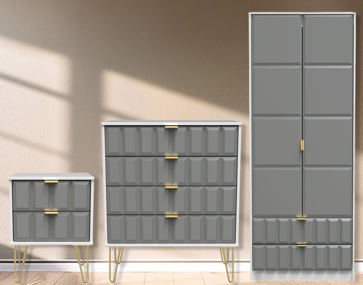 Cube 3 Piece Bedroom Set