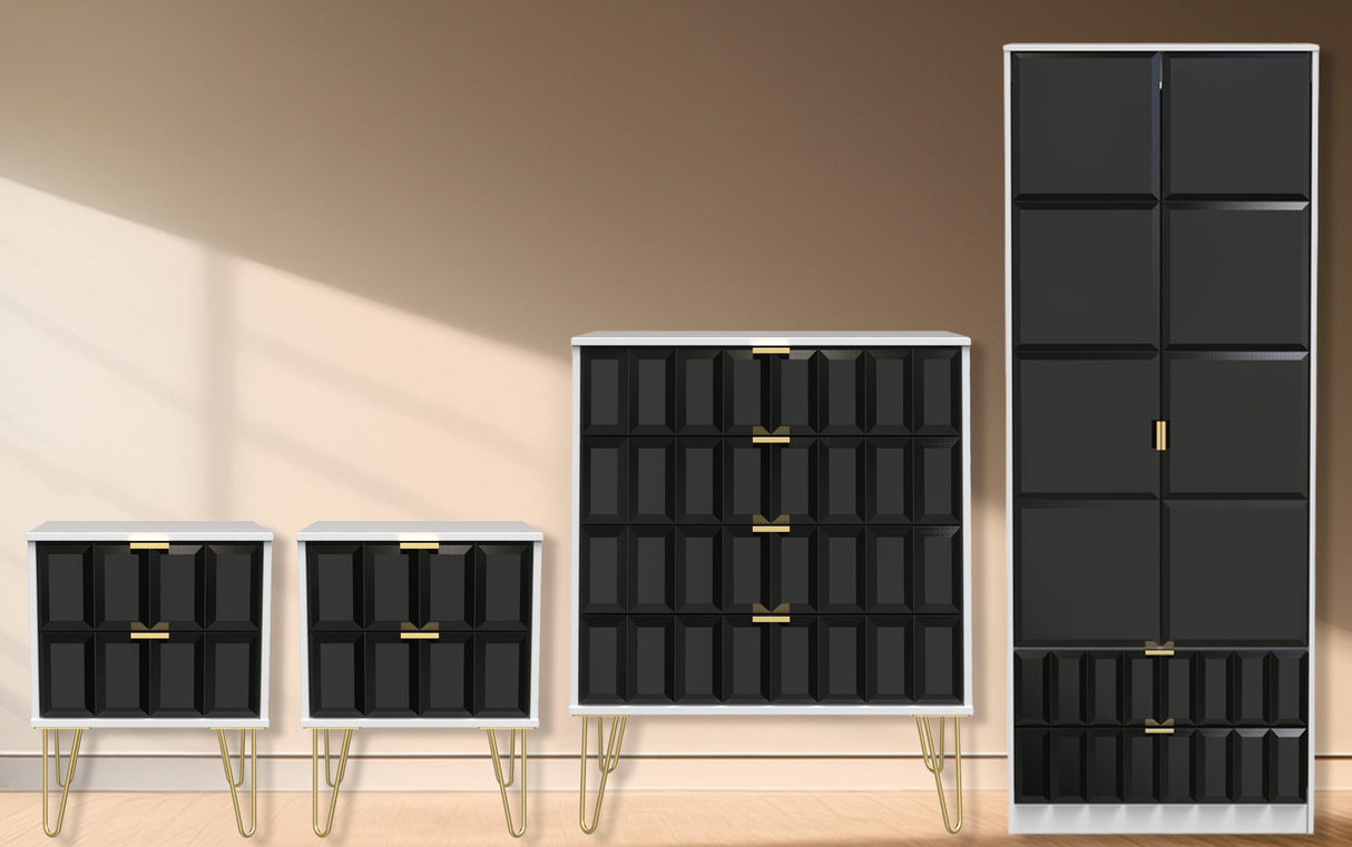 Cube 4 Piece Bedroom Set