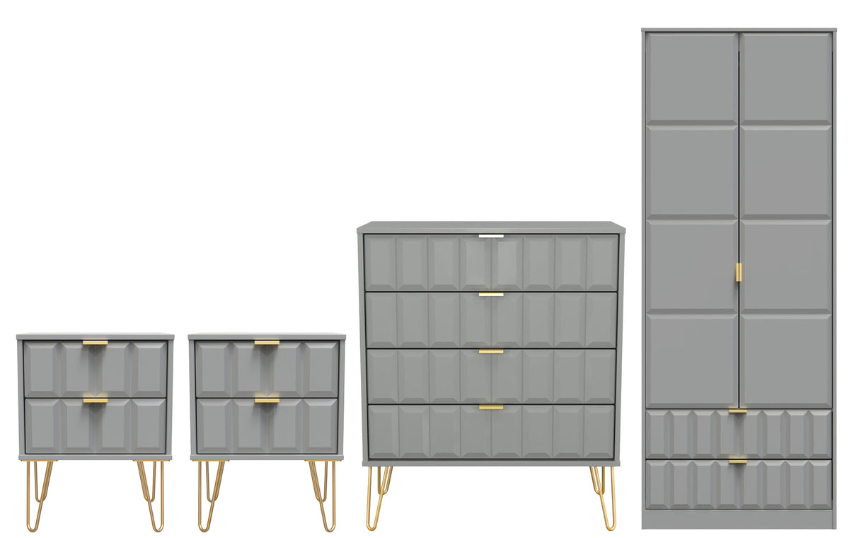 Cube 4 Piece Bedroom Set