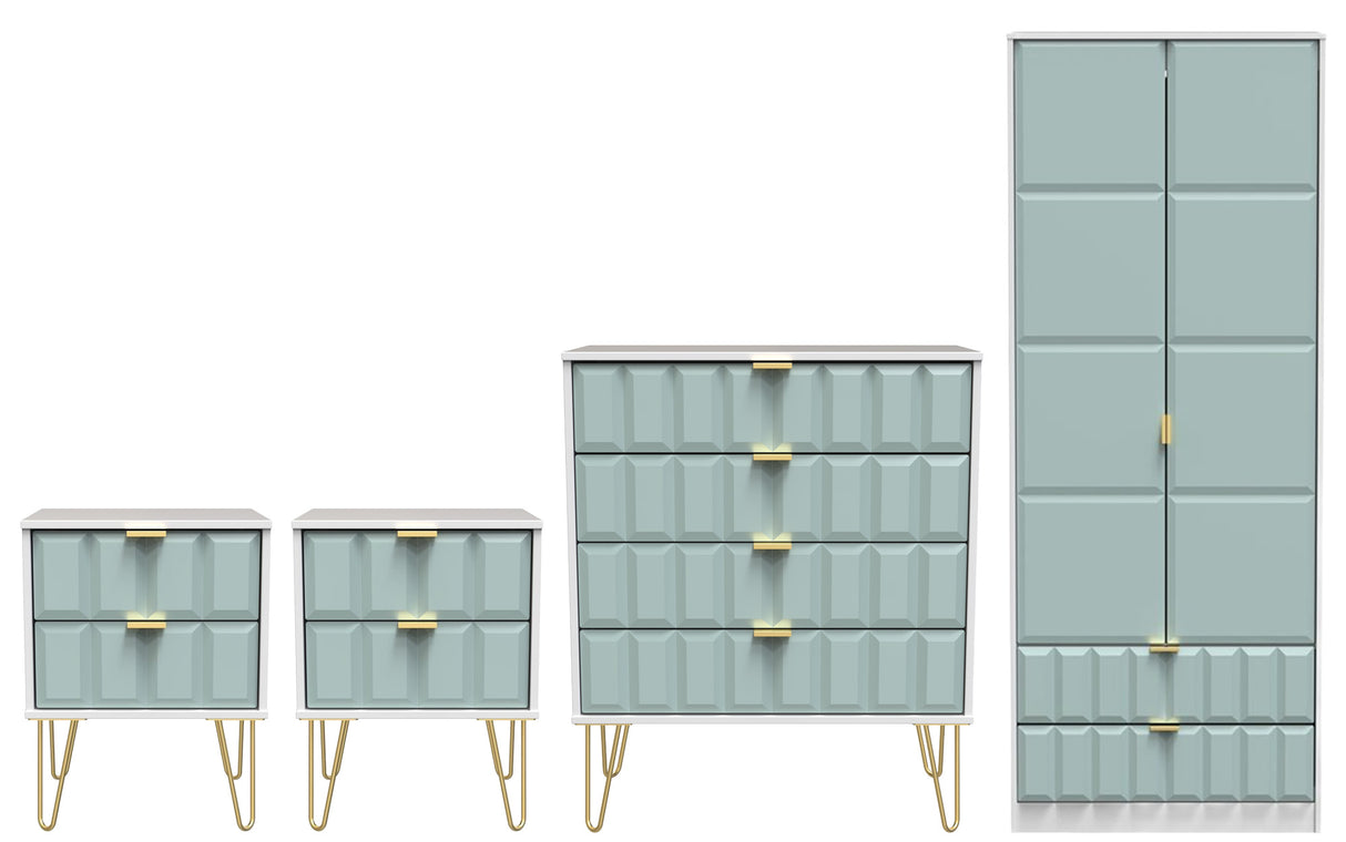 Cube 4 Piece Bedroom Set