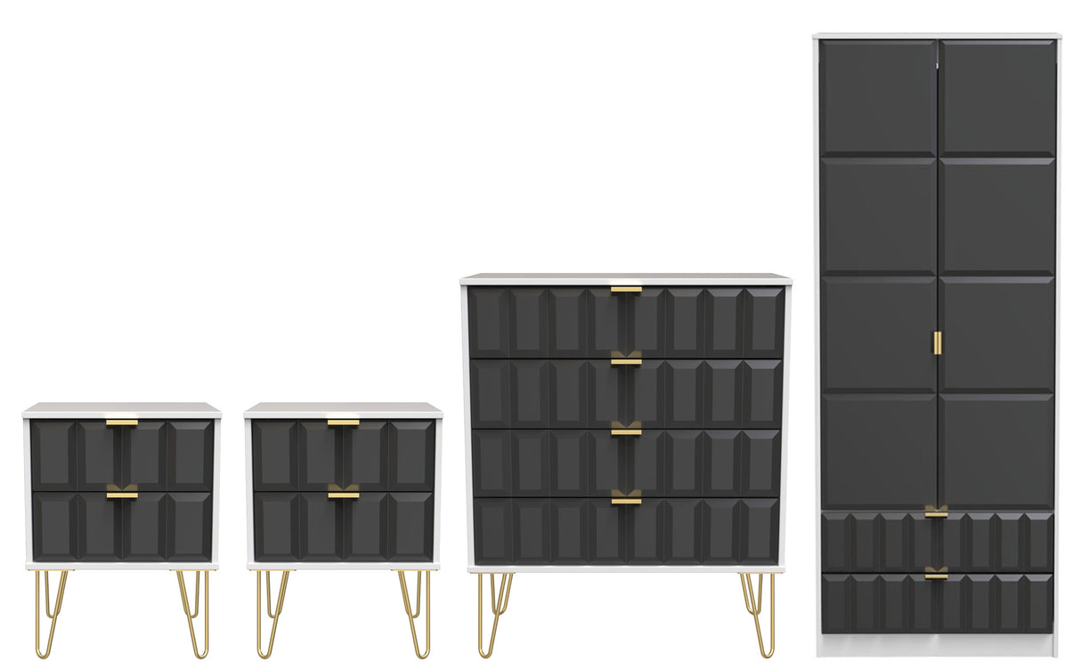 Cube 4 Piece Bedroom Set