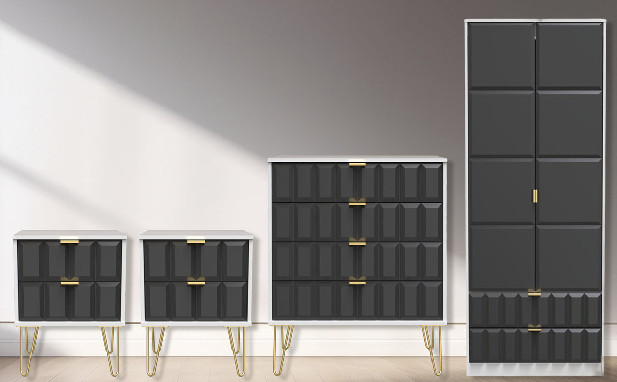 Cube 4 Piece Bedroom Set