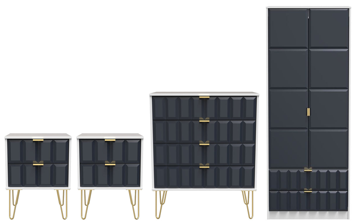 Cube 4 Piece Bedroom Set