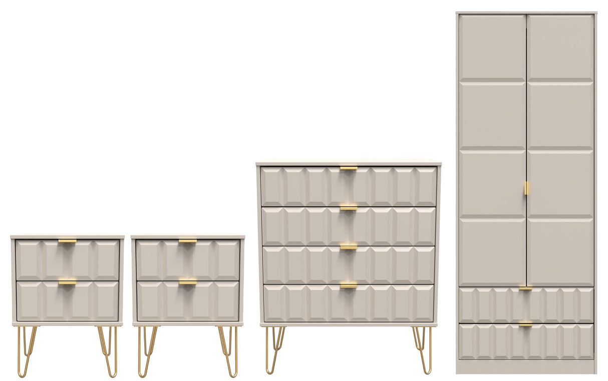 Cube 4 Piece Bedroom Set