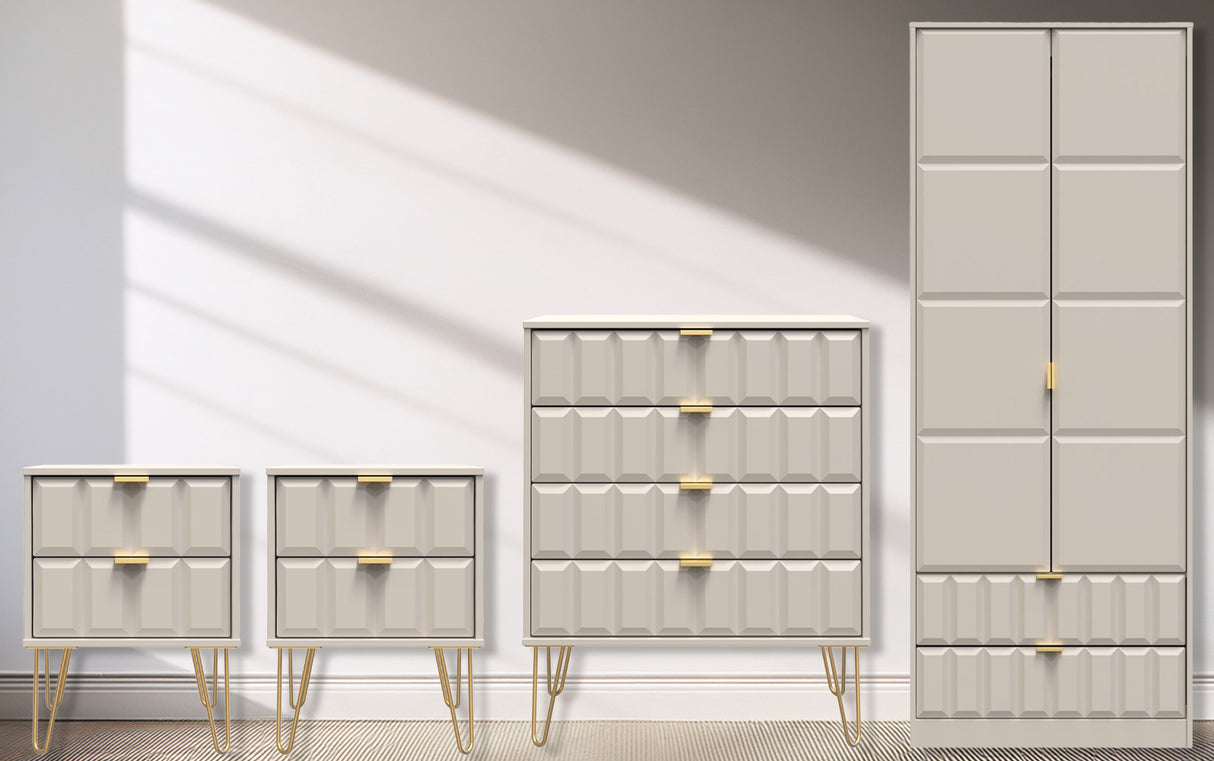 Cube 4 Piece Bedroom Set