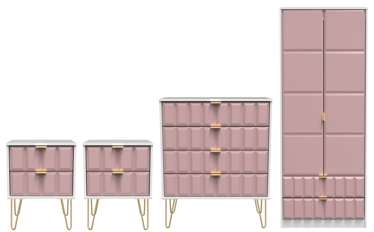 Cube 4 Piece Bedroom Set