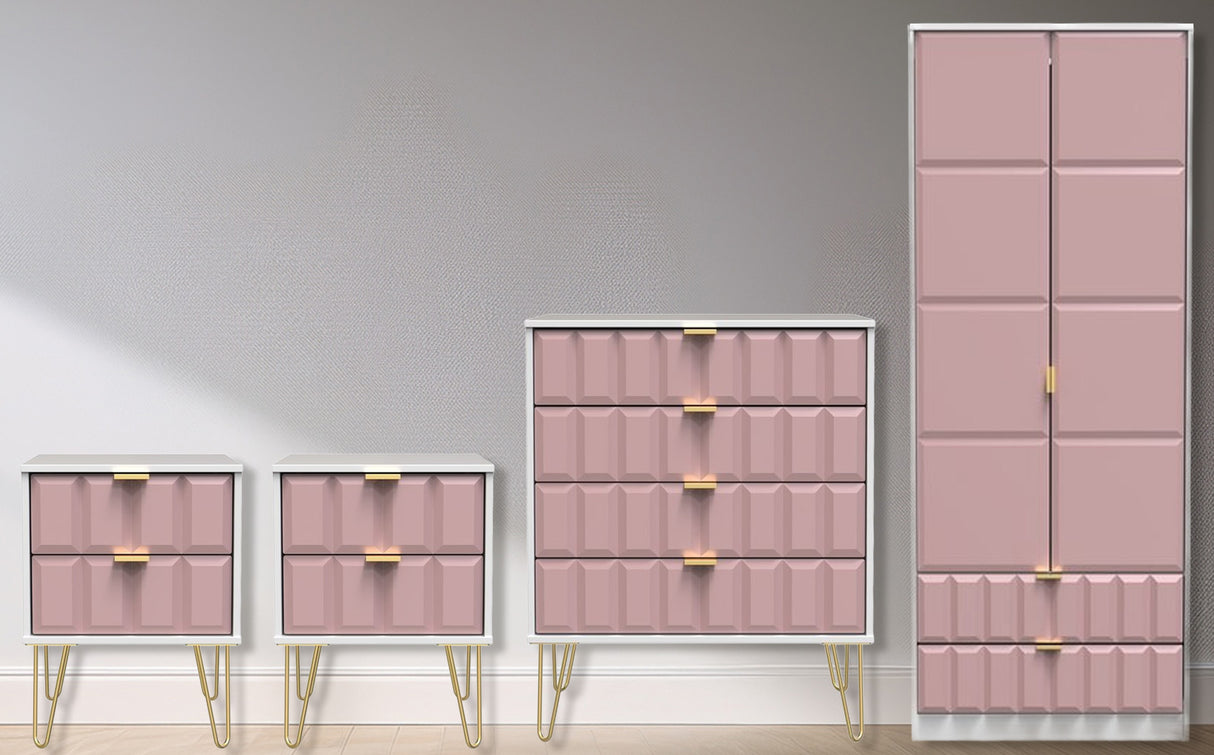 Cube 4 Piece Bedroom Set