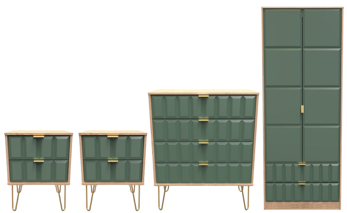 Cube 4 Piece Bedroom Set