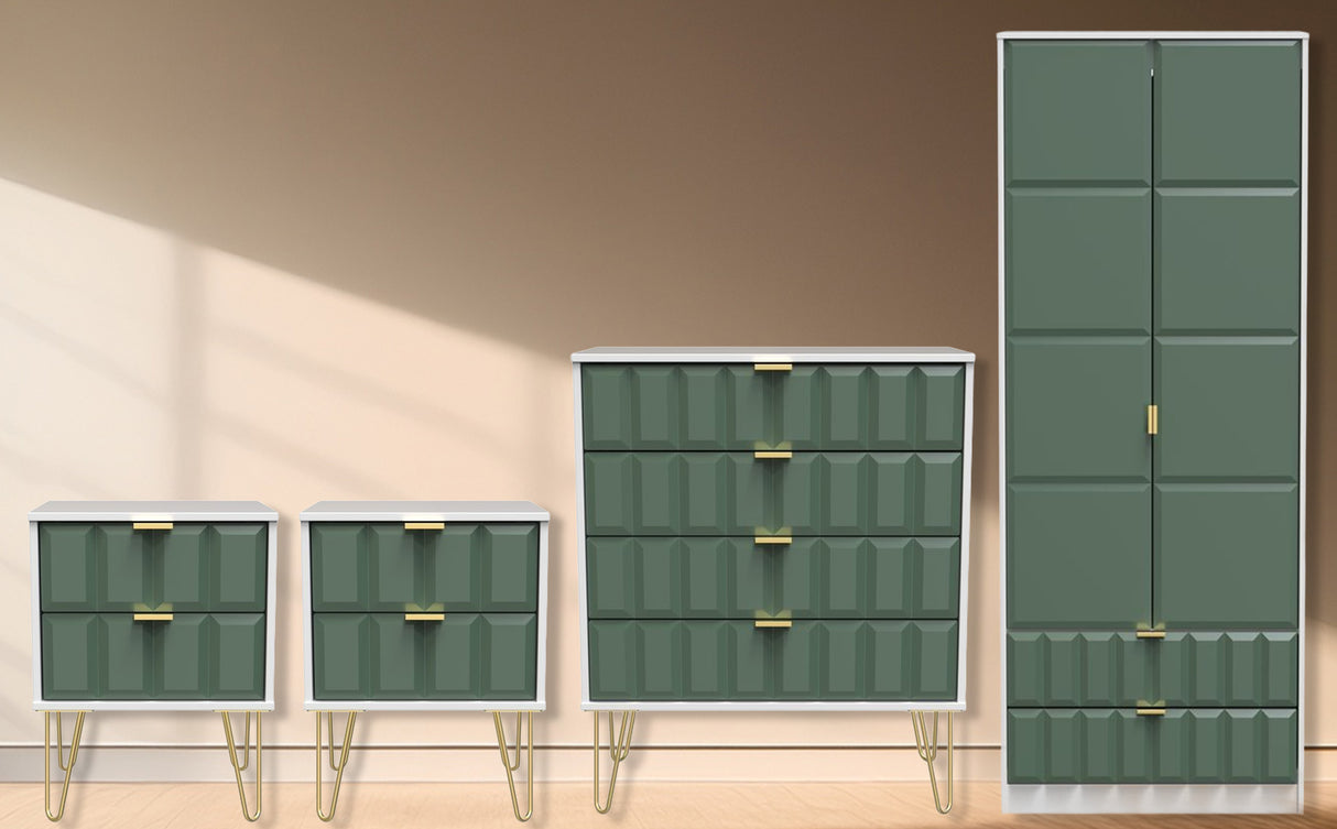 Cube 4 Piece Bedroom Set