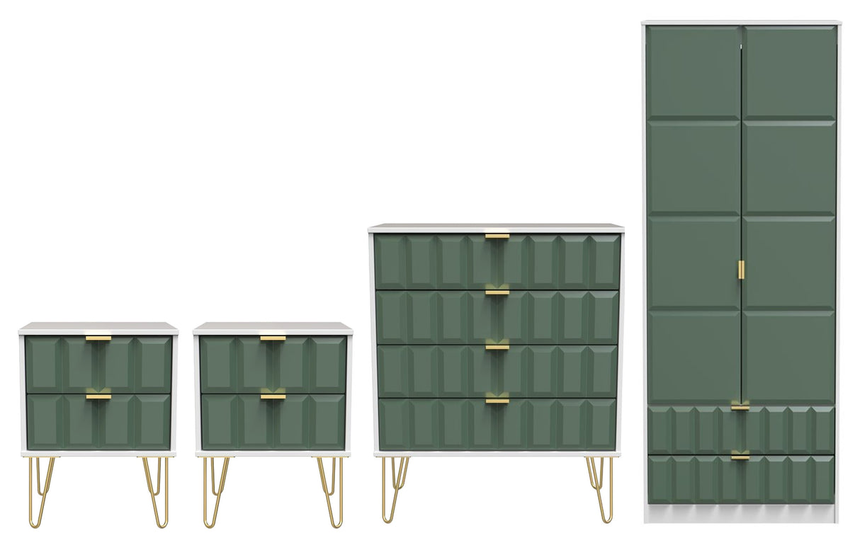 Cube 4 Piece Bedroom Set