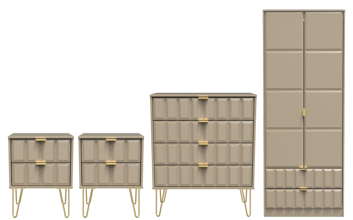 Cube 4 Piece Bedroom Set