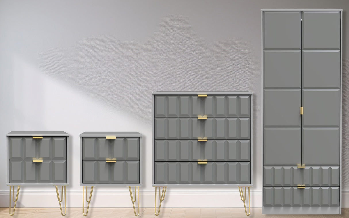 Cube 4 Piece Bedroom Set