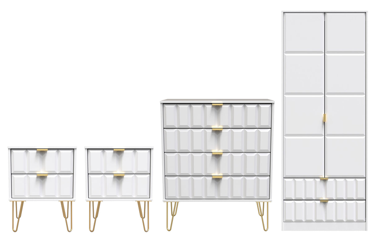 Cube 4 Piece Bedroom Set