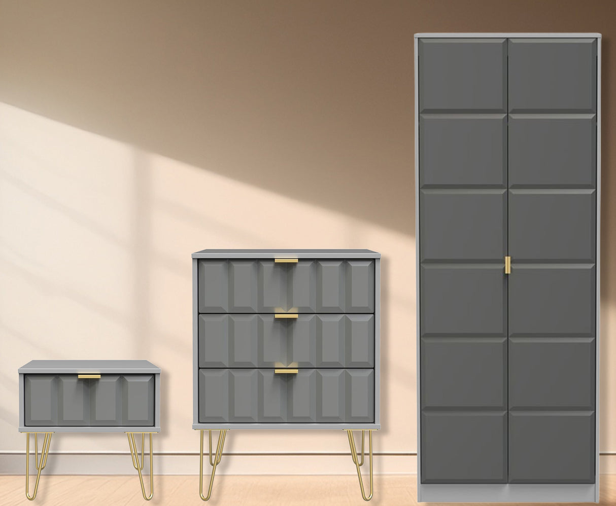 Cube 3 Piece Bedroom Set