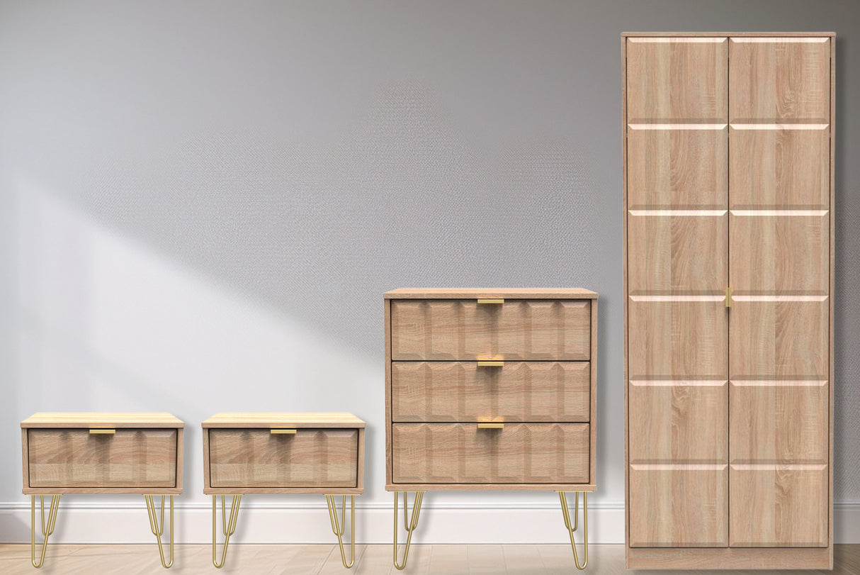 Cube 4 Piece Bedroom Set