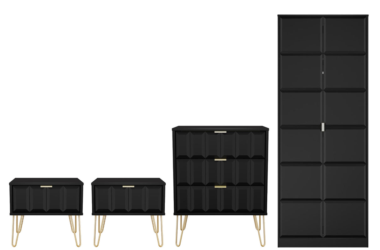 Cube 4 Piece Bedroom Set