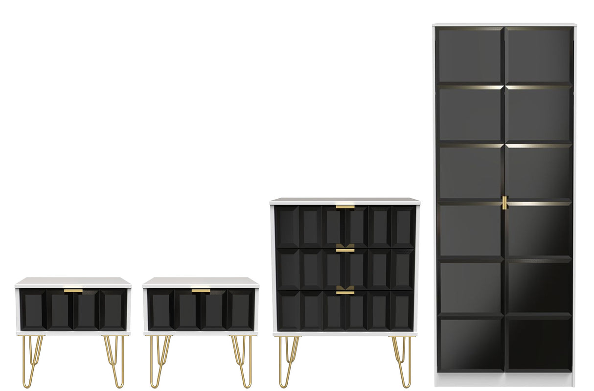 Cube 4 Piece Bedroom Set