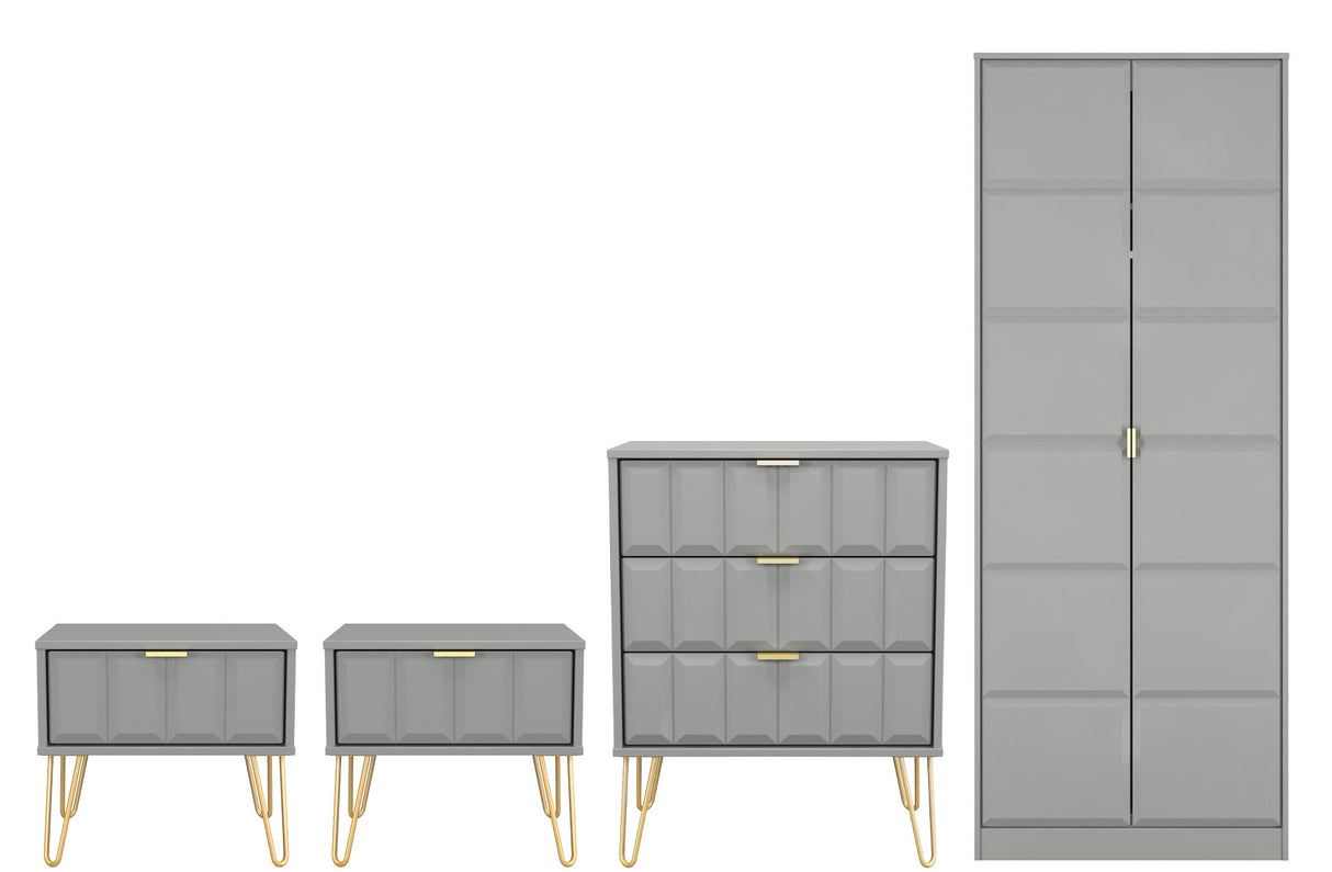 Cube 4 Piece Bedroom Set