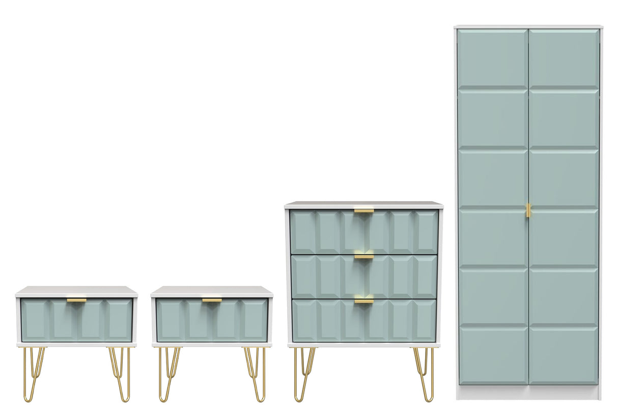 Cube 4 Piece Bedroom Set