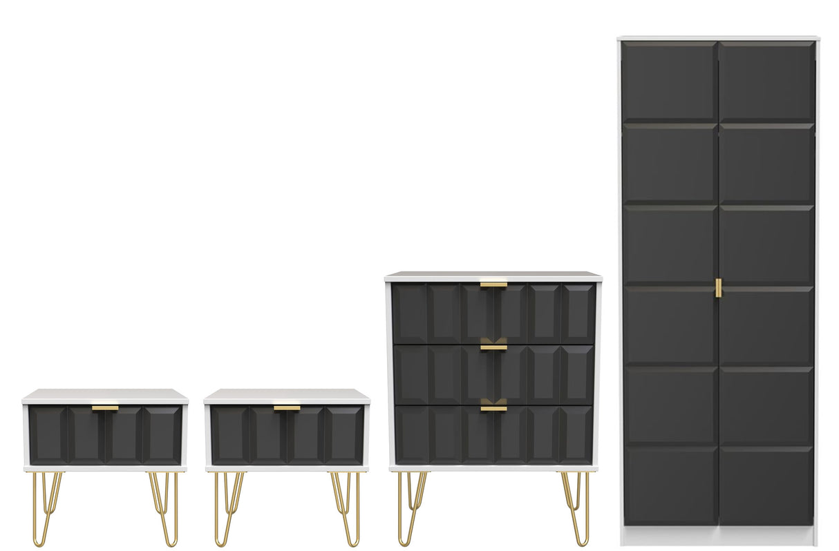 Cube 4 Piece Bedroom Set