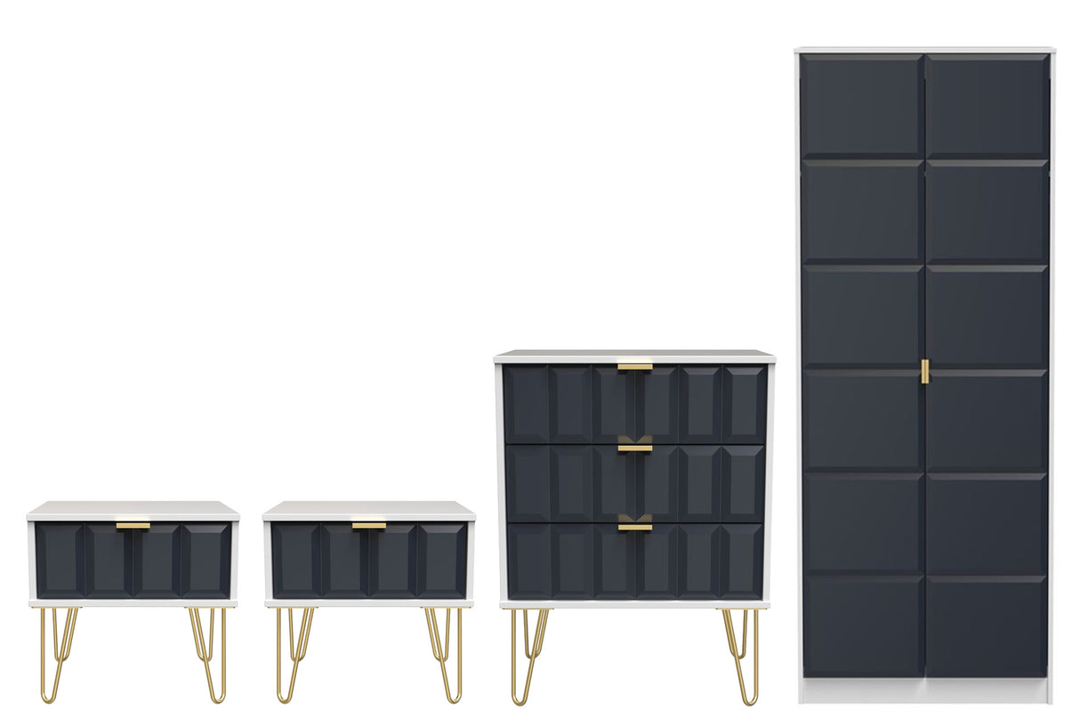 Cube 4 Piece Bedroom Set