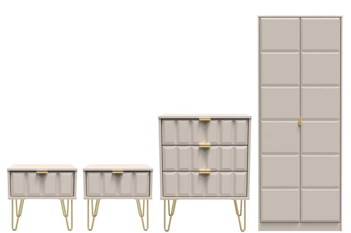 Cube 4 Piece Bedroom Set