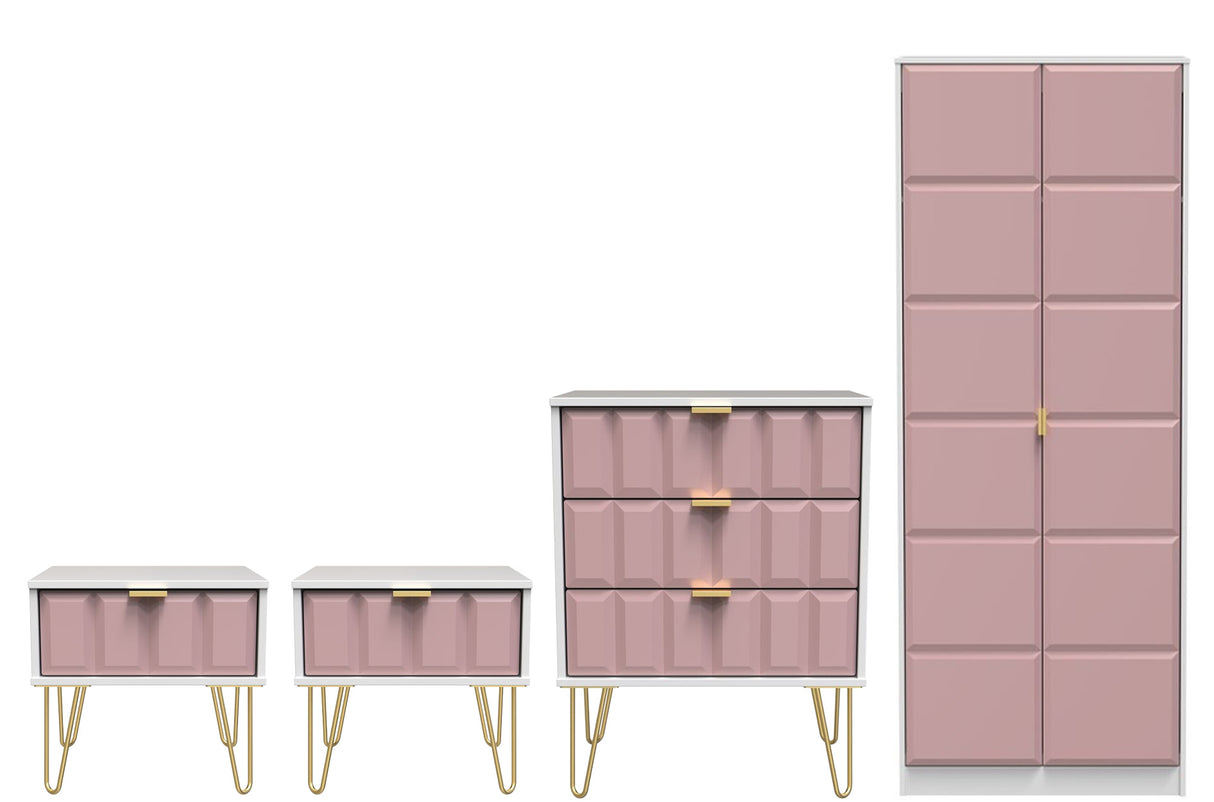 Cube 4 Piece Bedroom Set