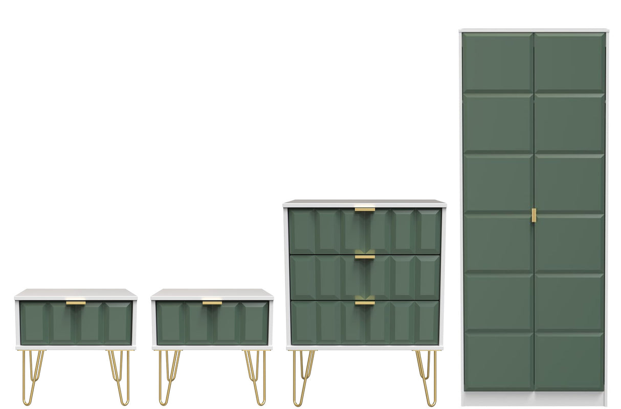 Cube 4 Piece Bedroom Set