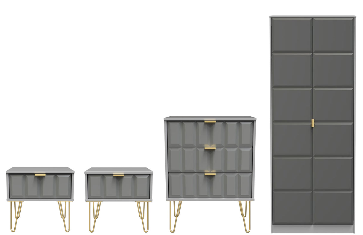 Cube 4 Piece Bedroom Set