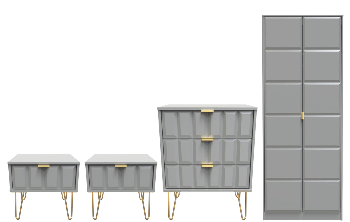 Cube 4 Piece Bedroom Set