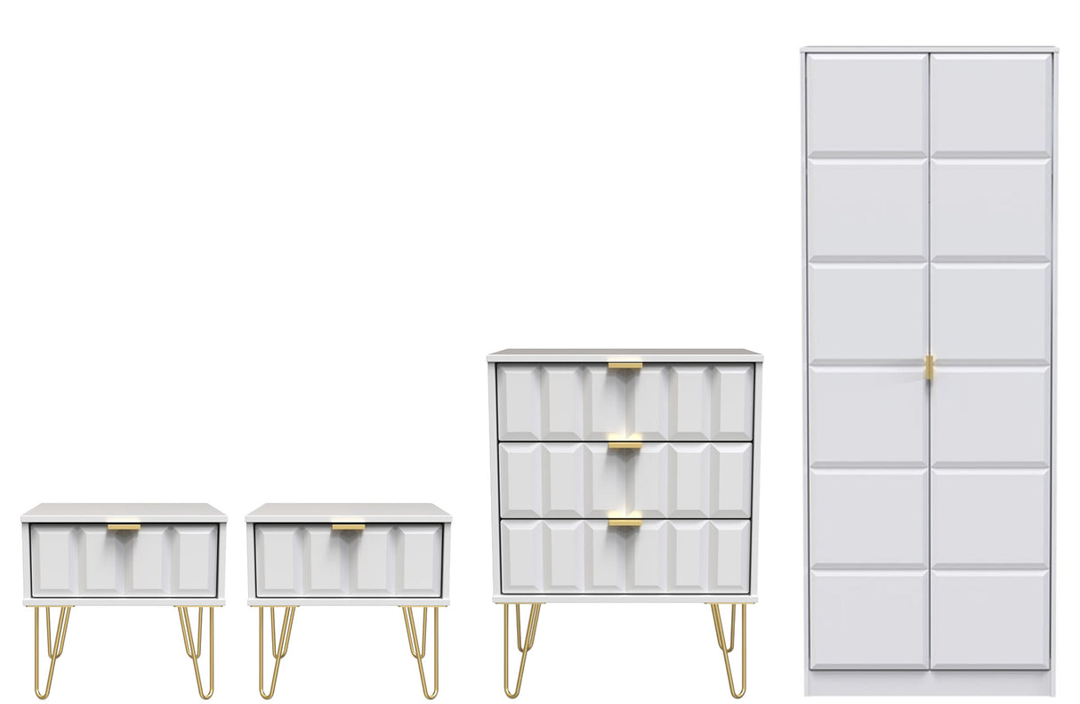 Cube 4 Piece Bedroom Set