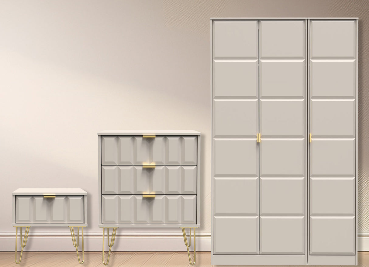 Cube 3 Piece Bedroom Set
