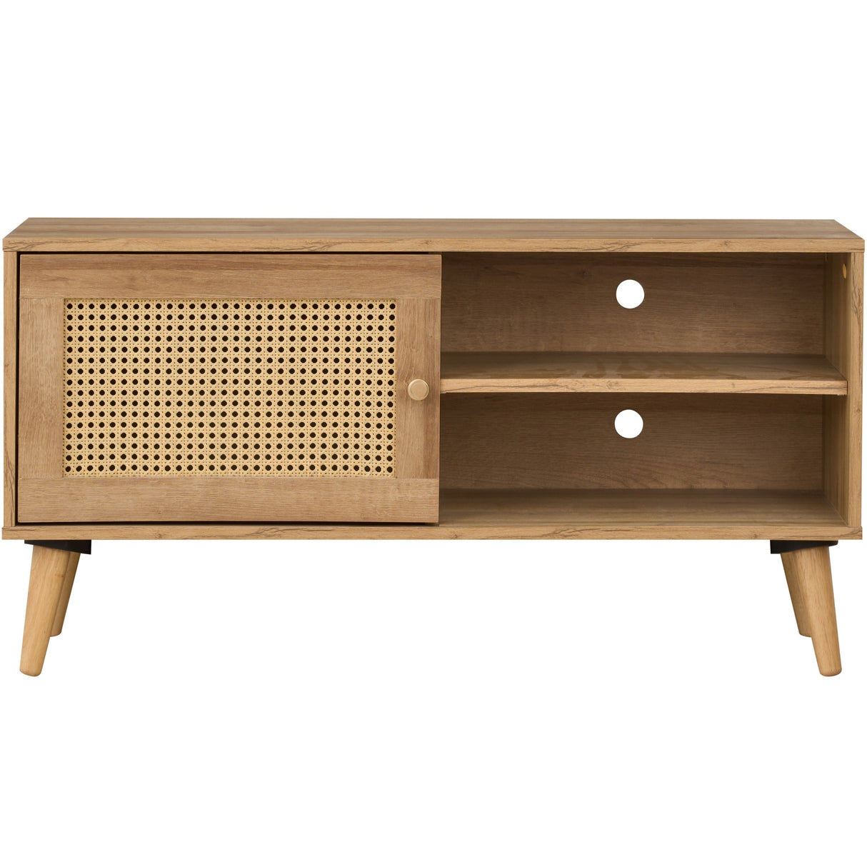 Manila Rattan 1 Door Small TV Stand Unit