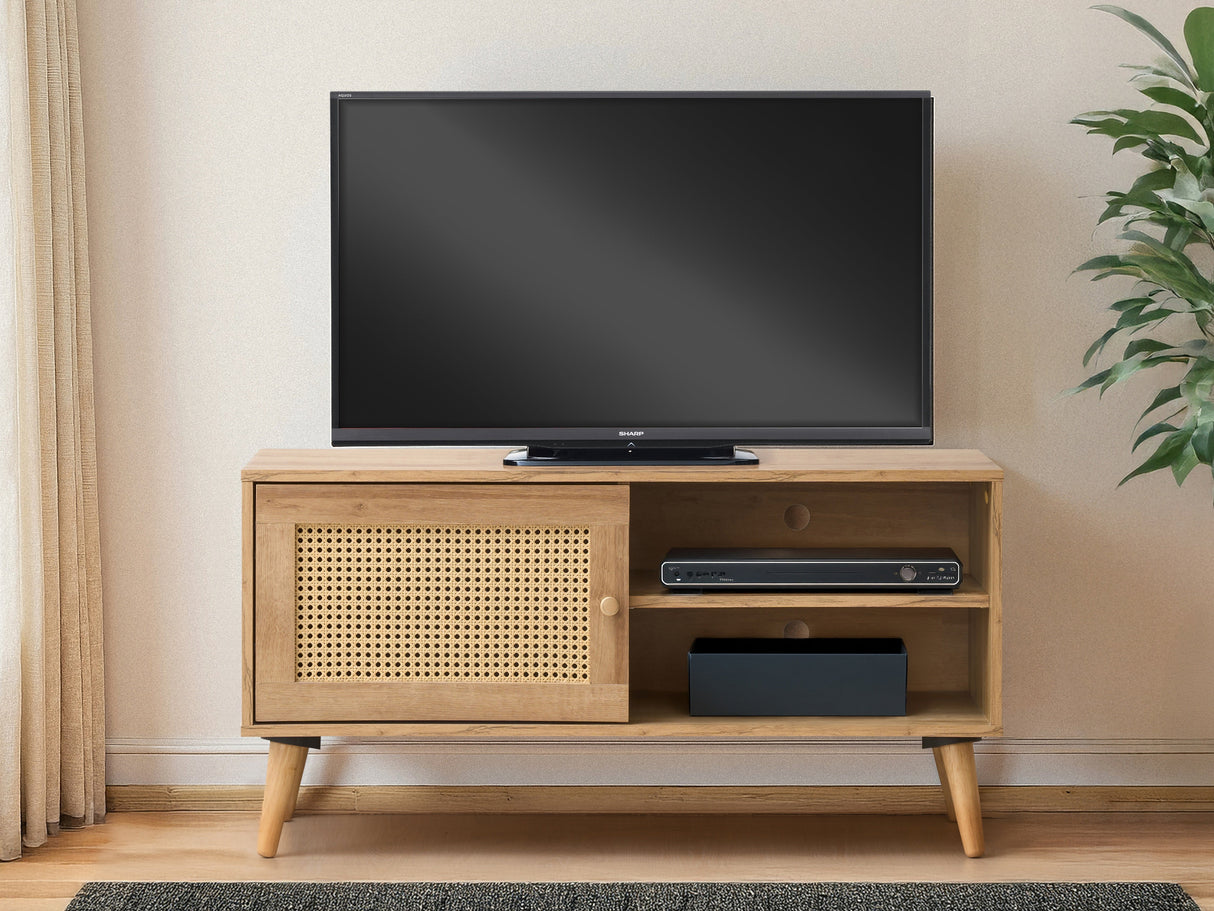 Manila Rattan 1 Door Small TV Stand Unit