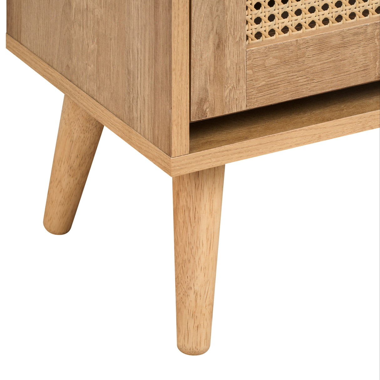 Manila Rattan 2 Door Flip Down Shoe Storage Cabinet