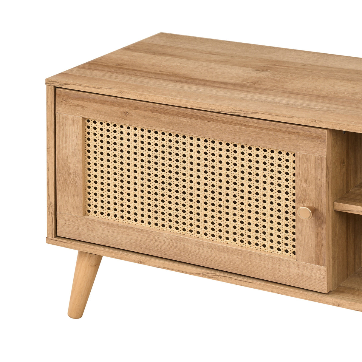 Manila Rattan 1 Door Small TV Stand Unit