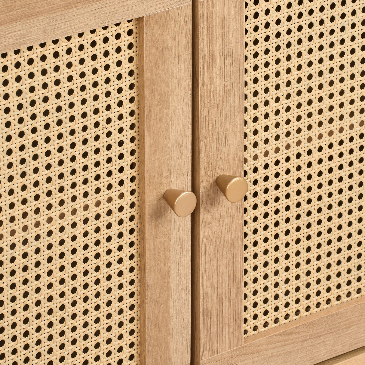 Manila Rattan 3 Door 2 Drawer Large Sideboard