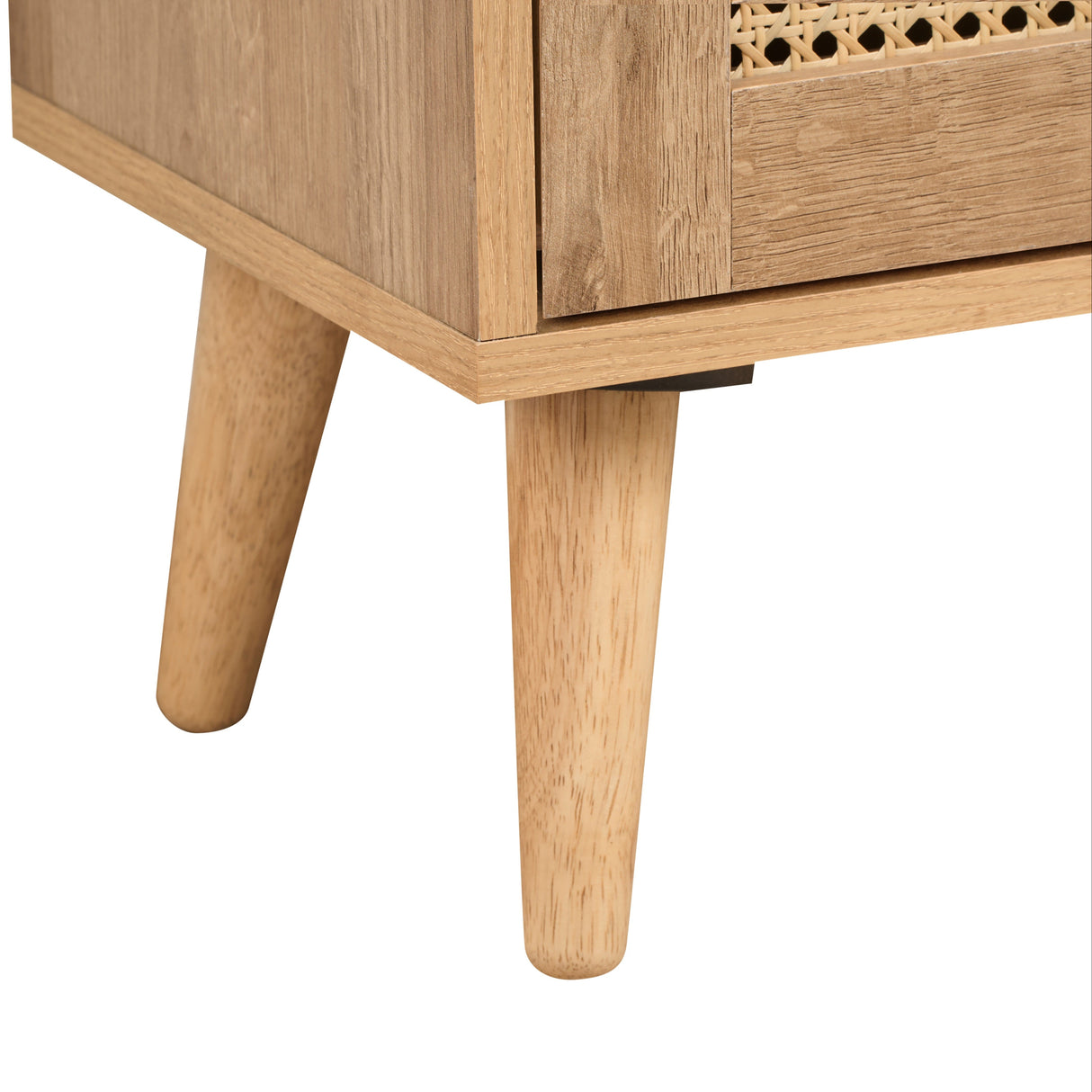 Manila Rattan Compact 1 Door 3 Drawer Small Sideboard