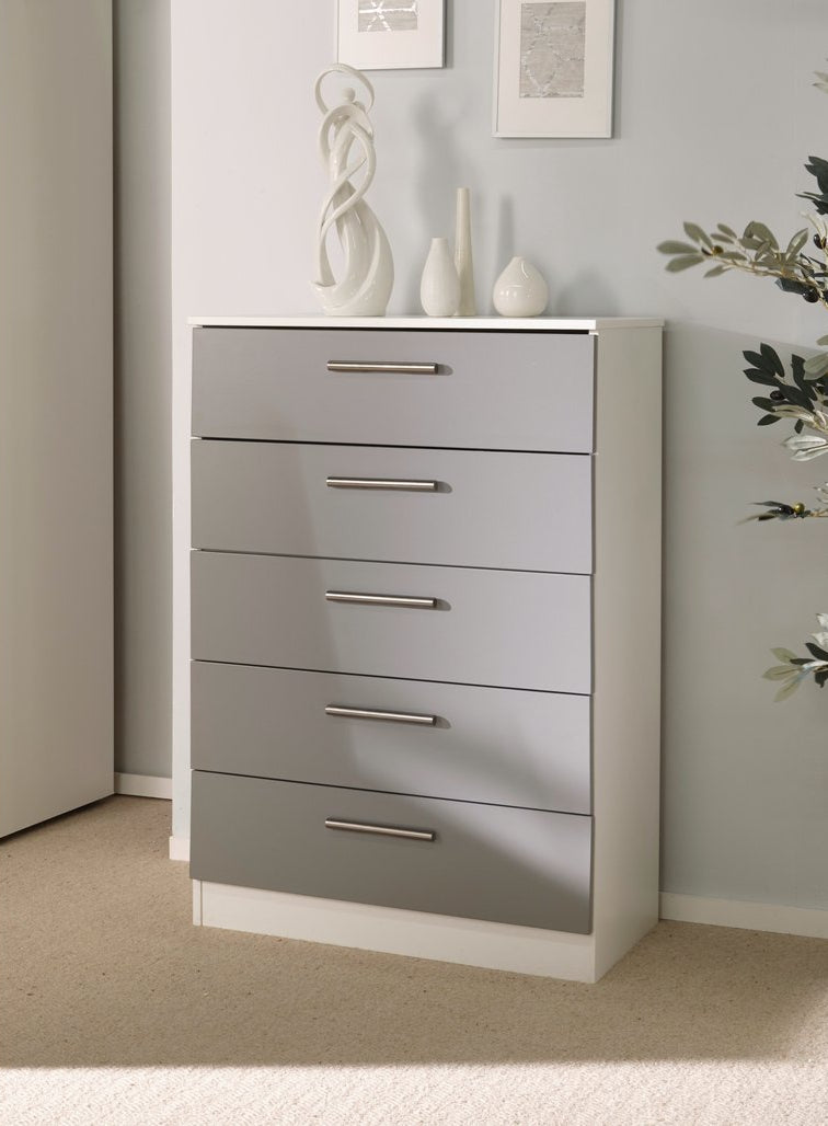 Contrast 5 Drawer Chest