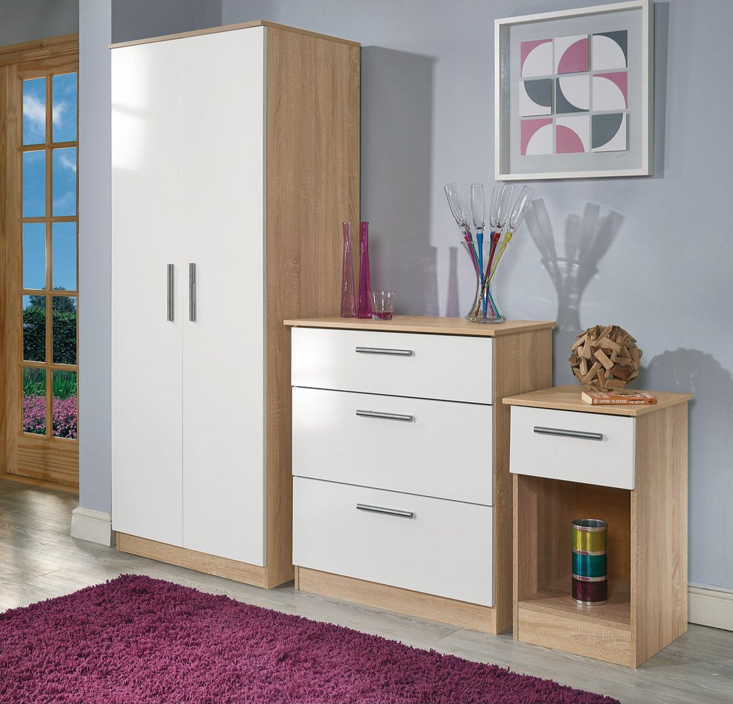 Contrast 3 Drawer Chest