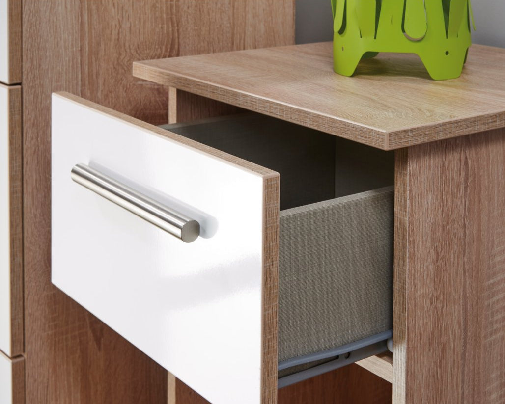 Contrast 5 Drawer Bedside Table
