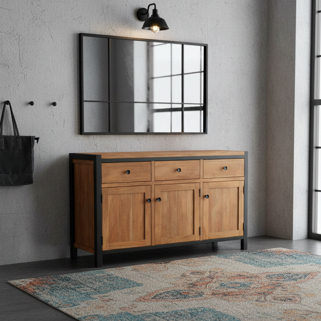 Kenai 3 Door 3 Drawer Large Sideboard