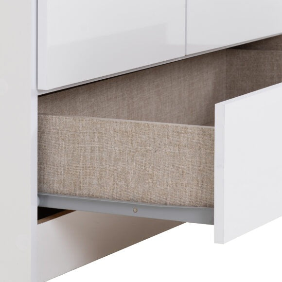 Denver 2 Door 1 Drawer Mirrored Wardrobe