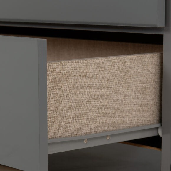 Denver 3 Door 2 Drawer Mirrored Triple Wardrobe