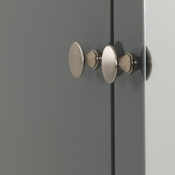 Denver 3 Door 2 Drawer Mirrored Triple Wardrobe