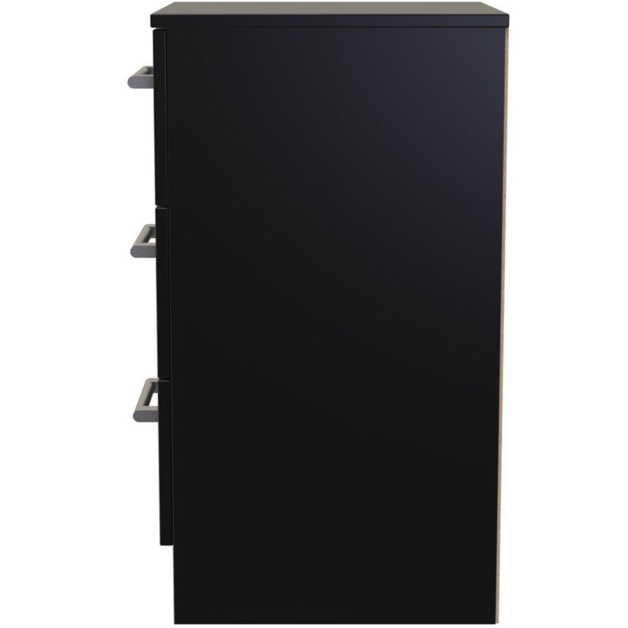 Devon 3 Drawer Bedside Table