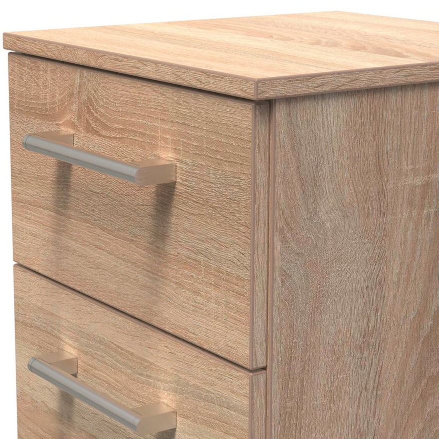 Devon 3 Drawer Bedside Table